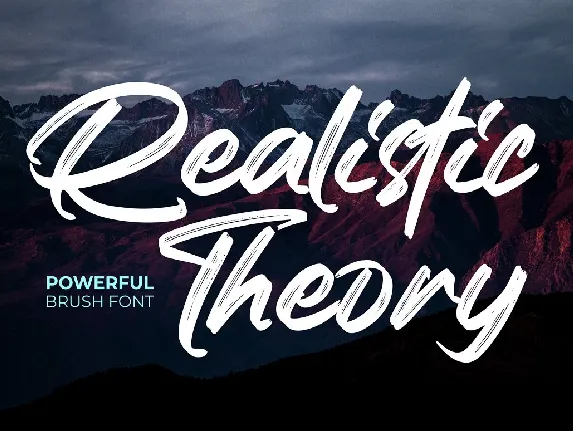 Realistic Theory font