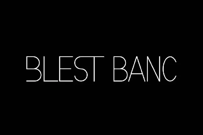 Blest Banc Demo font