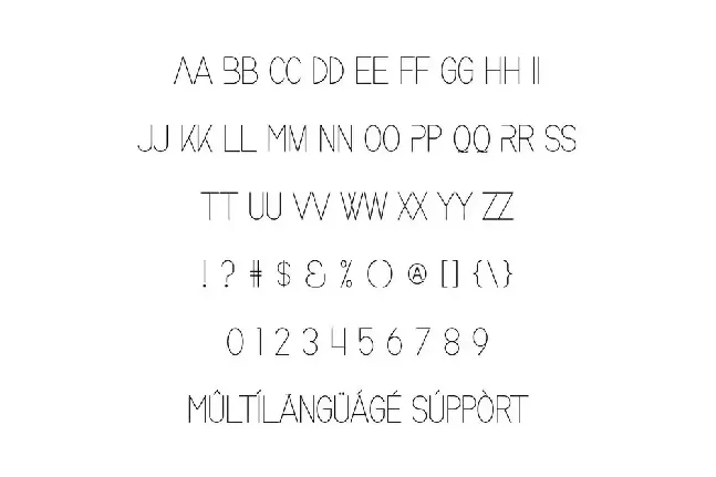 Blest Banc Demo font