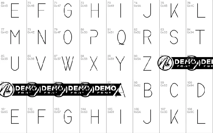 Blest Banc Demo font