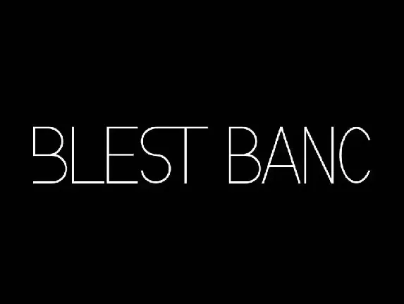 Blest Banc Demo font