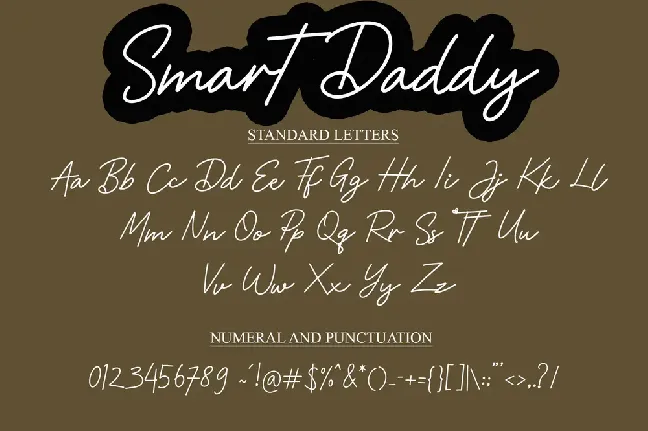 Smart Daddy font