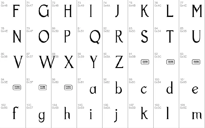 GLACHERASS Free Trial font