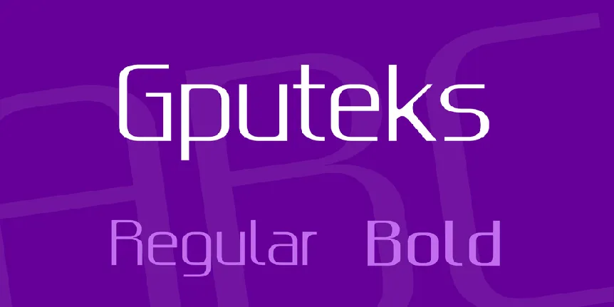 Gputeks font