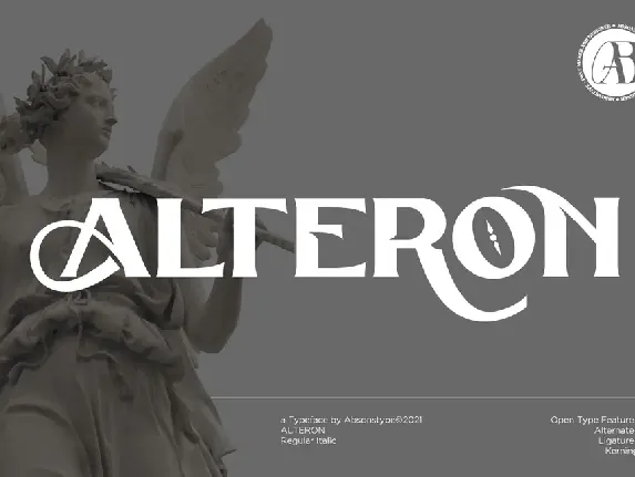 ALTERON font