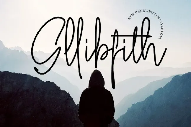 Gllibfith Handwritting font