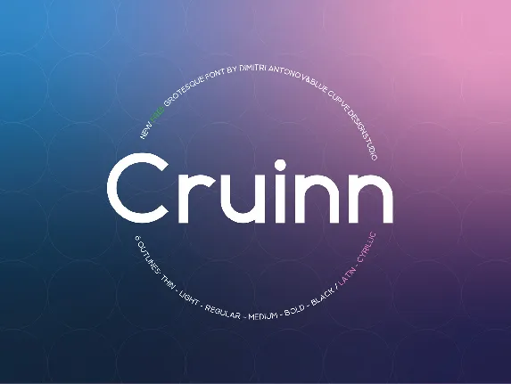 Cruinn font