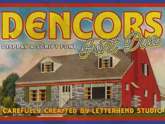 Dencors Duo font