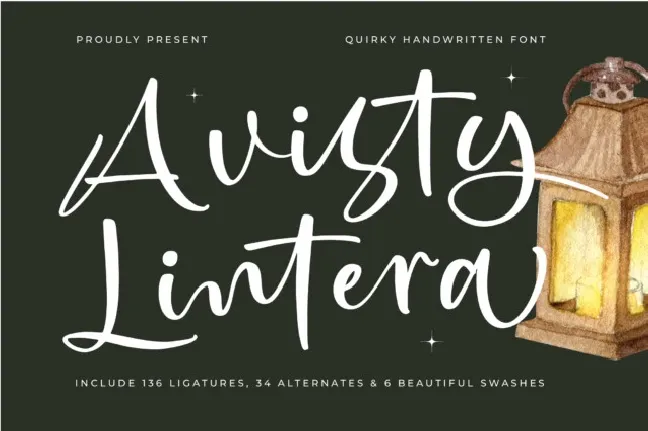 Avisty Lintera font