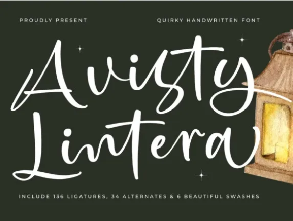 Avisty Lintera font