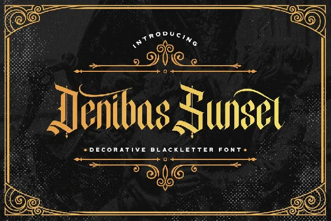 Denibas Sunset font