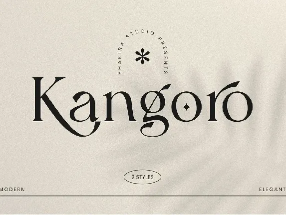 Kangoro font