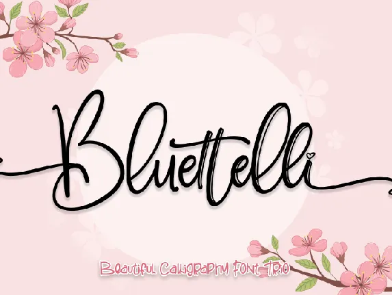 Bluettelli font