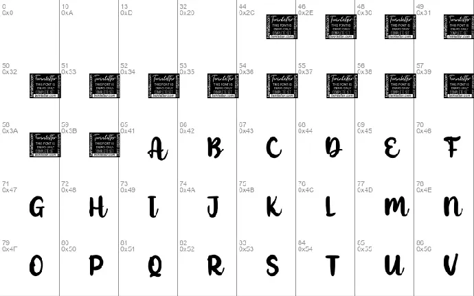 Anethysta font