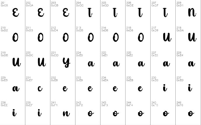 Anethysta font