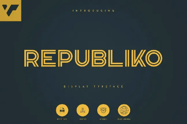 Republiko font