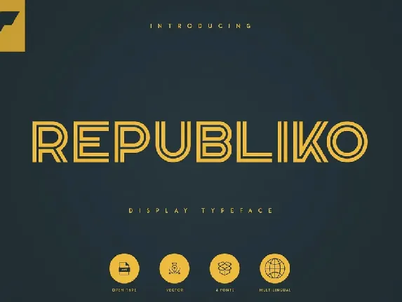 Republiko font