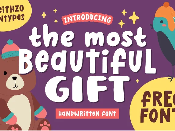 The Most Beautiful Gift Two font