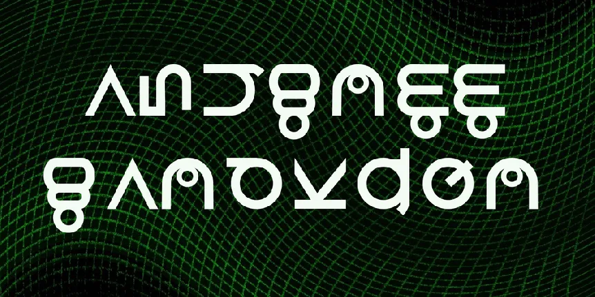 Roswell Wreckage font