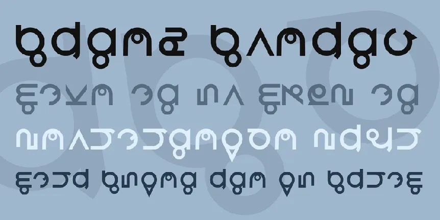 Roswell Wreckage font