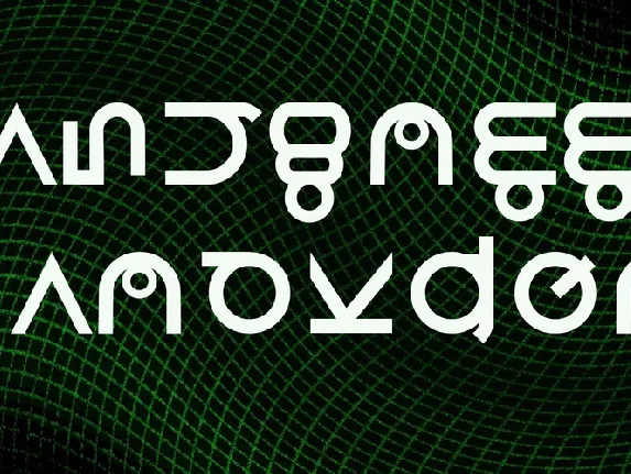 Roswell Wreckage font