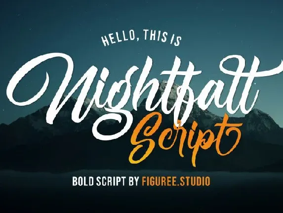 Nightfall Script font