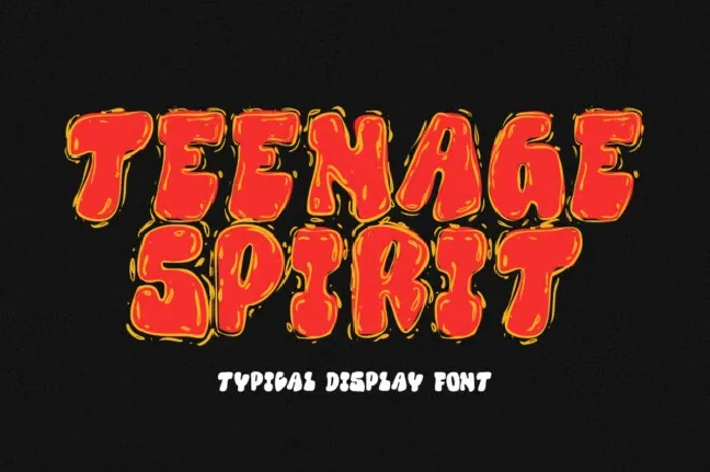 Teenage Spirit Display font