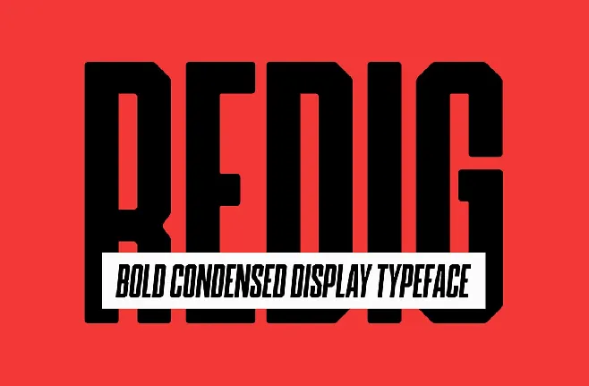 Redig font