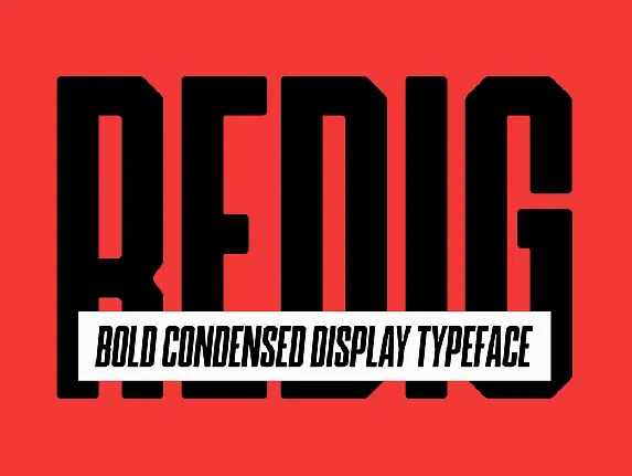 Redig font