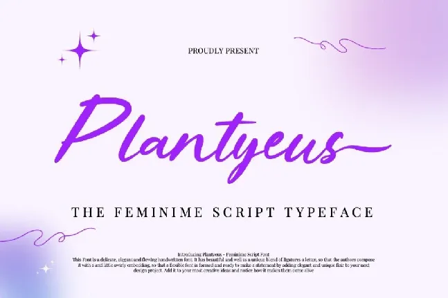 Plantyeus font