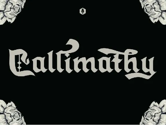 Callimathy font