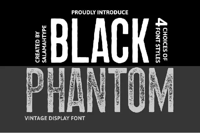 Black Phantom font