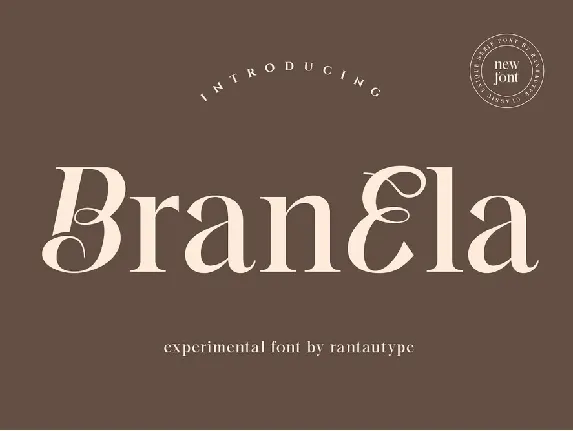 Branela font