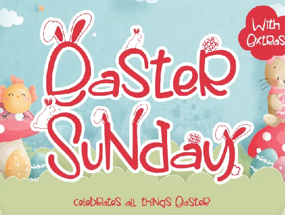 Easter Sunday font