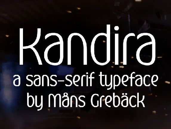 Kandira PERSONAL font