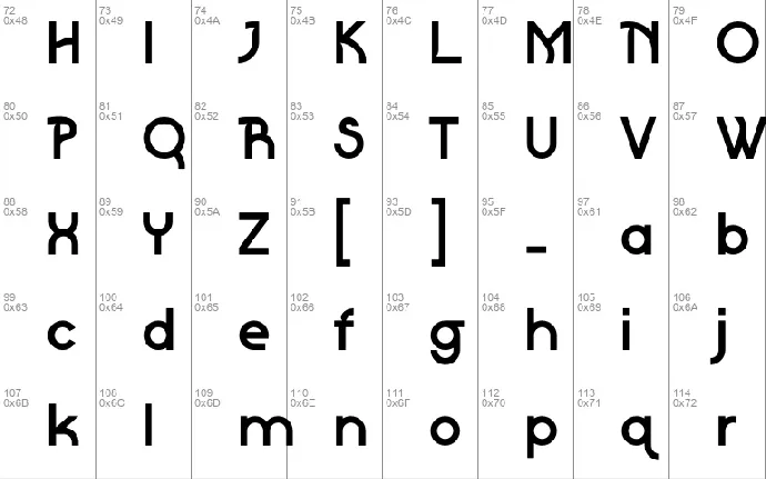 Gotag font