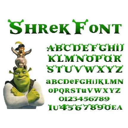 Shrek Cartoon font