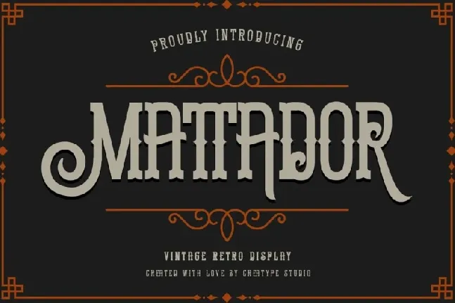 Mattador font