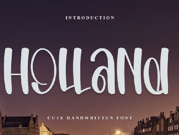 Holland font