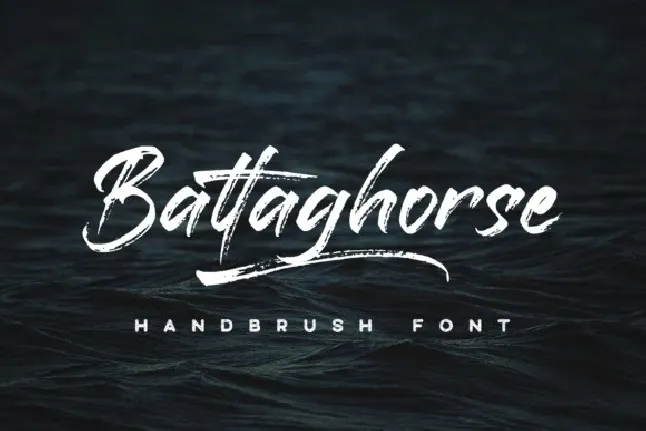 Battaghorse Brush font