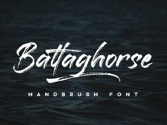 Battaghorse Brush font