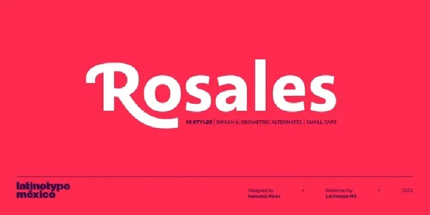 Rosales Family font