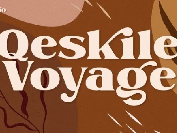 Qeskile Voyage Serif font