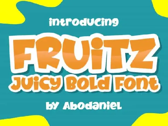 Fruitz Juicy Bold Script font