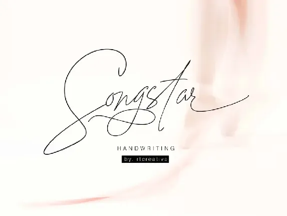 Songstar Signature font