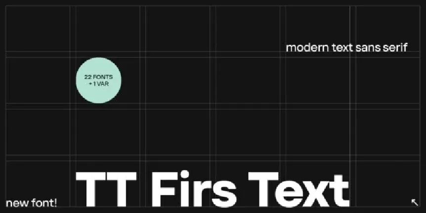 TT Firs Text font