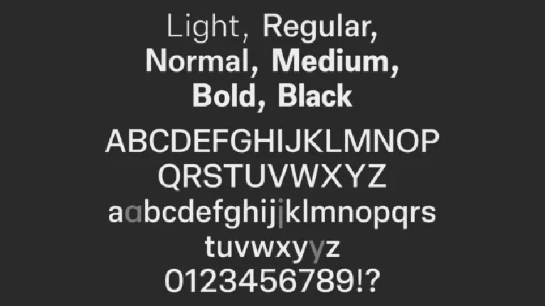 Akt Family font