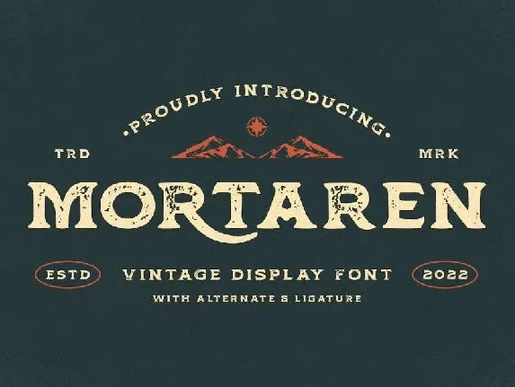 Mortaren font