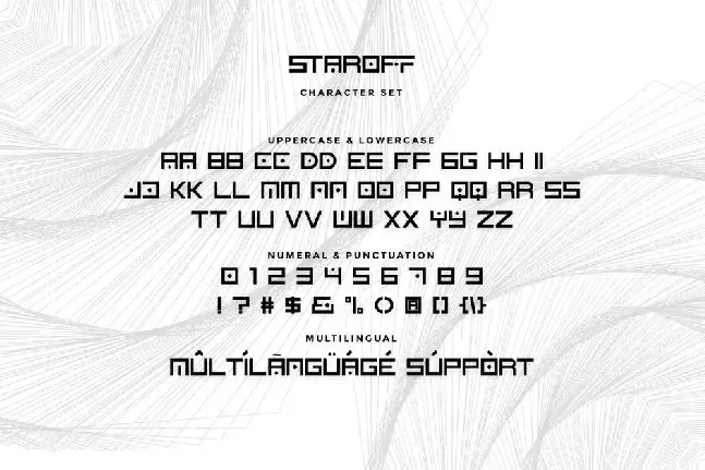 Staroff Demo font