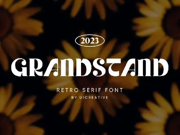 GRANDSTAND font